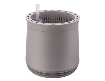 AIRY Pot M (grau) inkl. zwei Beutel AIRY Base Substrat, Wassertank & Wasserstandsanzeiger